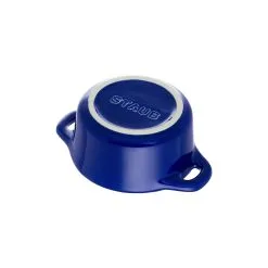 Staub Mini Cocotte Rotonda - 10 Cm, Blu Scuro 10 Staub Mini Cocotte Rotonda - 10 Cm, Blu Scuro -Coltelli 40510 786 0 5