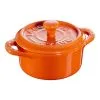 Staub Mini Cocotte Rotonda - 10 Cm, Arancione