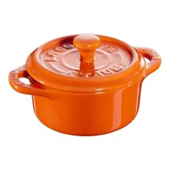 Staub Mini Cocotte Rotonda - 10 Cm, Arancione