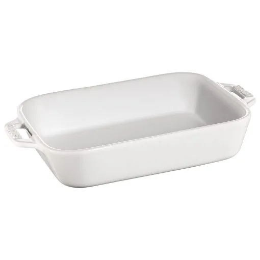 Staub Pirofila Rettangolare - 20 X 16 Cm, Colore Bianco Puro 5 Staub Pirofila Rettangolare - 20 X 16 Cm, Colore Bianco Puro -Coltelli 40511 144 0 1