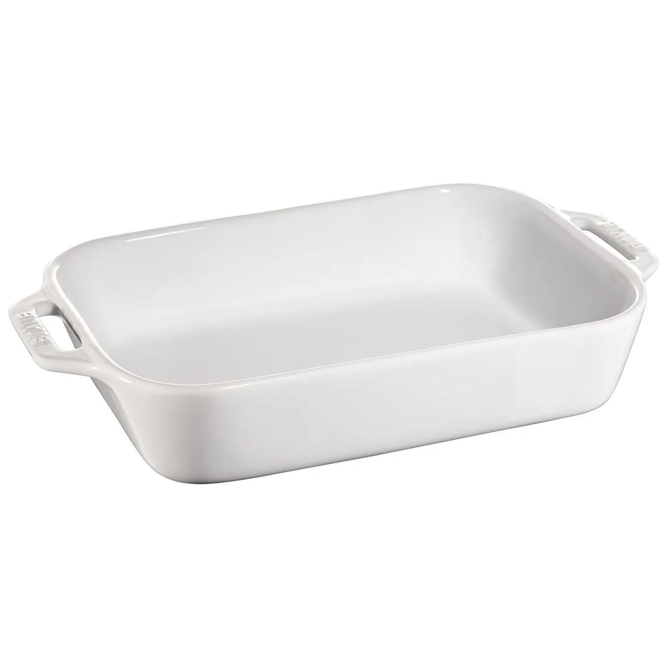 Staub Pirofila Rettangolare - 27 X 20 Cm, Colore Bianco Puro 1 Staub Pirofila Rettangolare - 27 X 20 Cm, Colore Bianco Puro