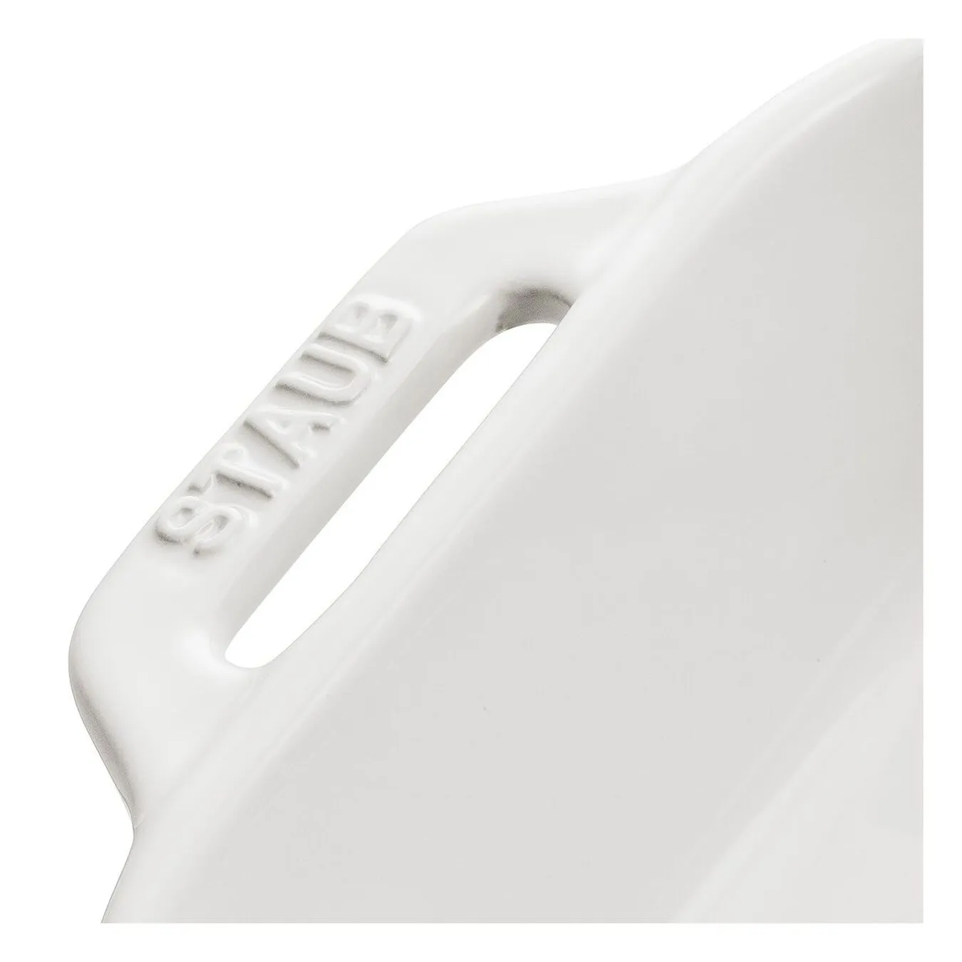 Staub Pirofila Rettangolare - 20 X 16 Cm, Colore Bianco Puro 2 Staub Pirofila Rettangolare - 20 X 16 Cm, Colore Bianco Puro - immagine 2