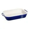 Staub Pirofila Rettangolare - 34 X 24 Cm, Blu Scuro