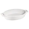 Staub Pirofila Ovale - 17 Cm, Colore Bianco Puro