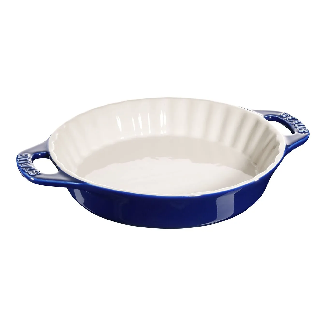 Staub Tortiera Rotonda - 24 Cm, Blu Scuro 1 Staub Tortiera Rotonda - 24 Cm, Blu Scuro