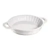 Staub Tortiera Rotonda - 24 Cm, Bianco Puro