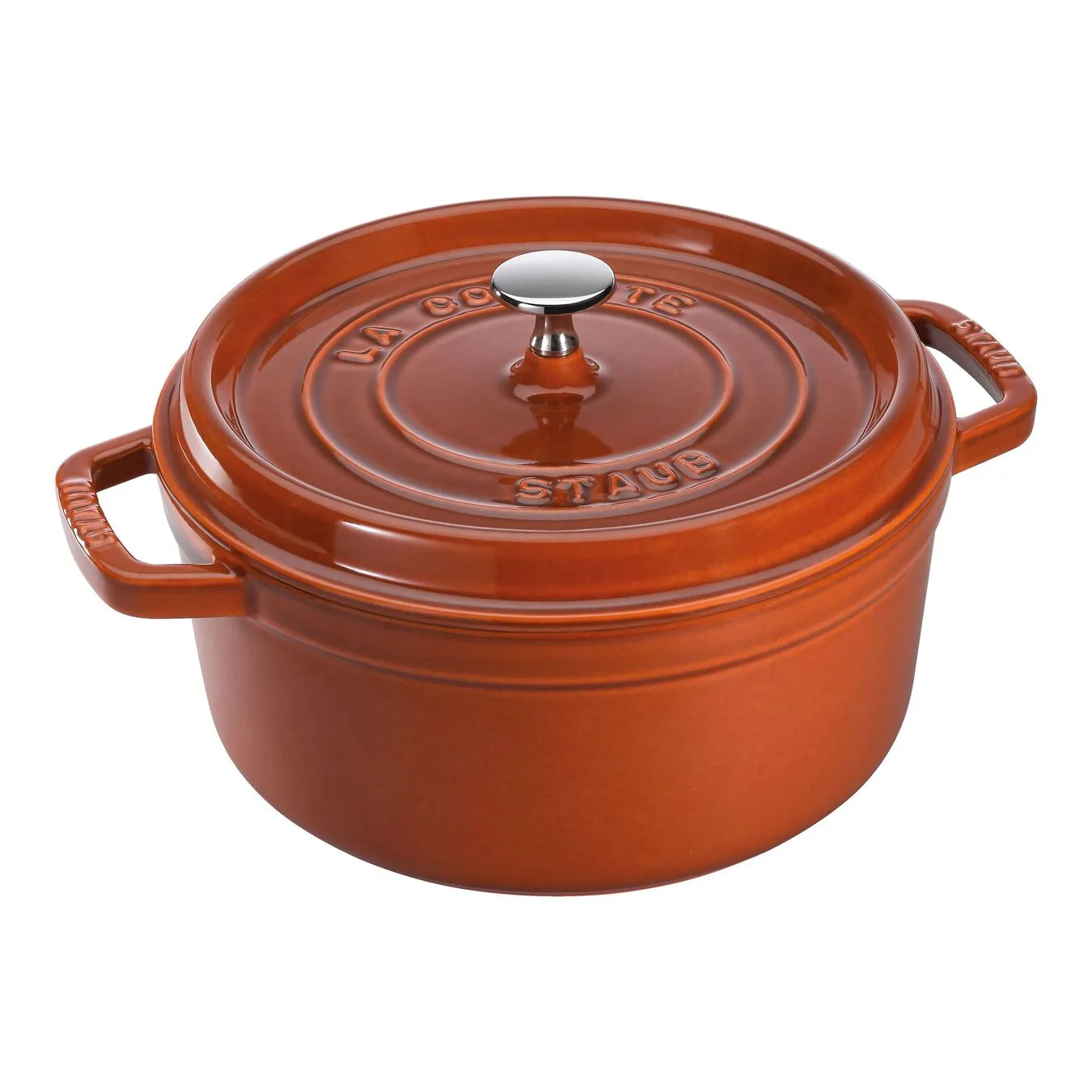 Staub Cocotte Rotonda - 28 Cm, Cannella 1 Staub Cocotte Rotonda - 28 Cm, Cannella