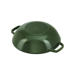 Staub Wok Con Coperchio In Vetro Rotondo - 30 Cm, Basilico -Coltelli 40511 465 0 5