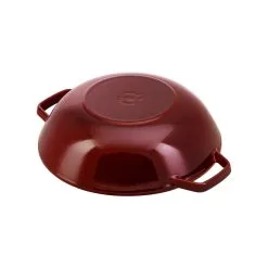 Staub Wok Con Coperchio In Vetro Rotondo - 30 Cm, Granatina -Coltelli 40511 466 0 5