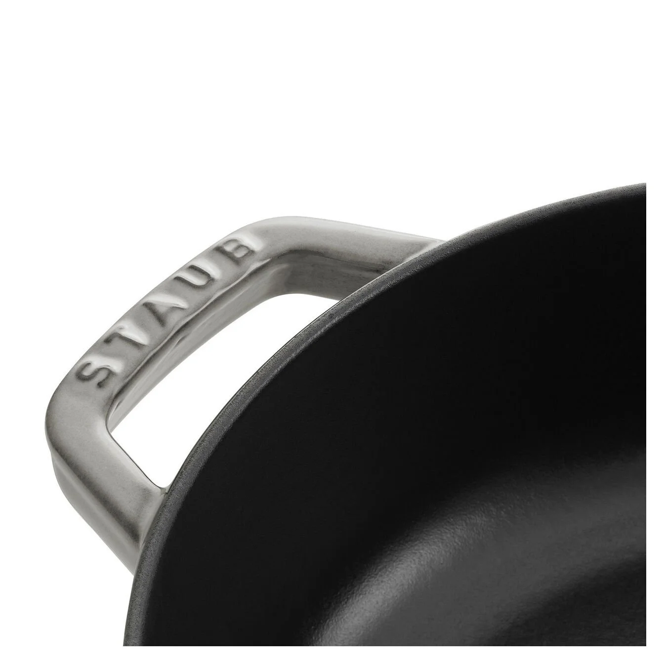 Staub Tegame Chistera Rotondo - 28 Cm, Grigio Grafite 3 Staub Tegame Chistera Rotondo - 28 Cm, Grigio Grafite - immagine 3