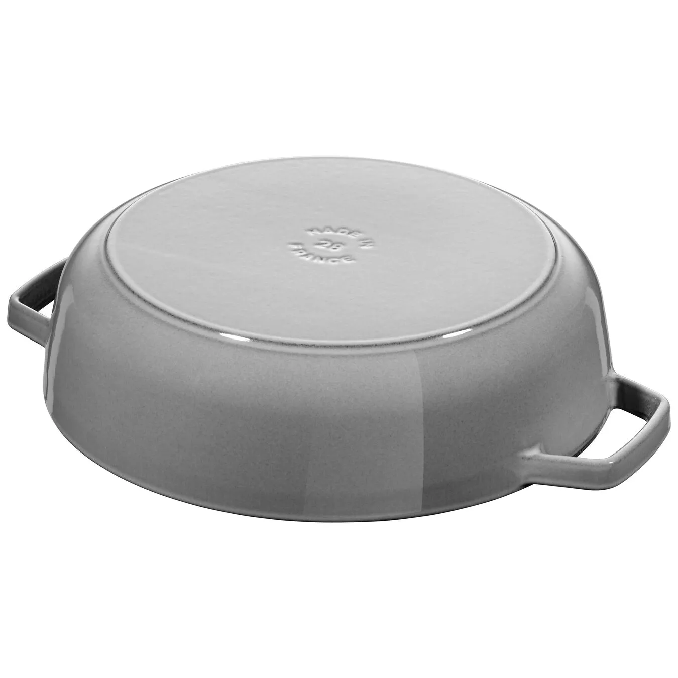Staub Tegame Chistera Rotondo - 24 Cm, Grigio Grafite 4 Staub Tegame Chistera Rotondo - 24 Cm, Grigio Grafite - immagine 4