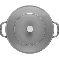 Staub Tegame Chistera Rotondo - 24 Cm, Grigio Grafite 11 Staub Tegame Chistera Rotondo - 24 Cm, Grigio Grafite -Coltelli 40511 471 0 6