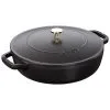 Staub Tegame Chistera Rotondo - 28 Cm, Nero