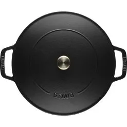 Staub Tegame Chistera Rotondo - 24 Cm, Nero -Coltelli 40511 473 0 5