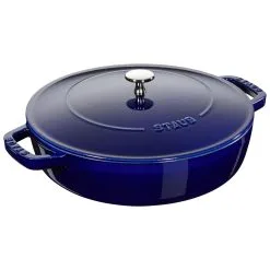Coltelli 28 Staub Tegame Chistera Rotondo - 28 Cm, Blu Scuro