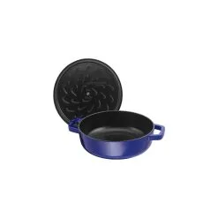 Staub Tegame Chistera Rotondo - 24 Cm, Blu Scuro -Coltelli 40511 476 0 2