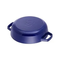 Staub Tegame Chistera Rotondo - 28 Cm, Blu Scuro -Coltelli 40511 476 0 4 1