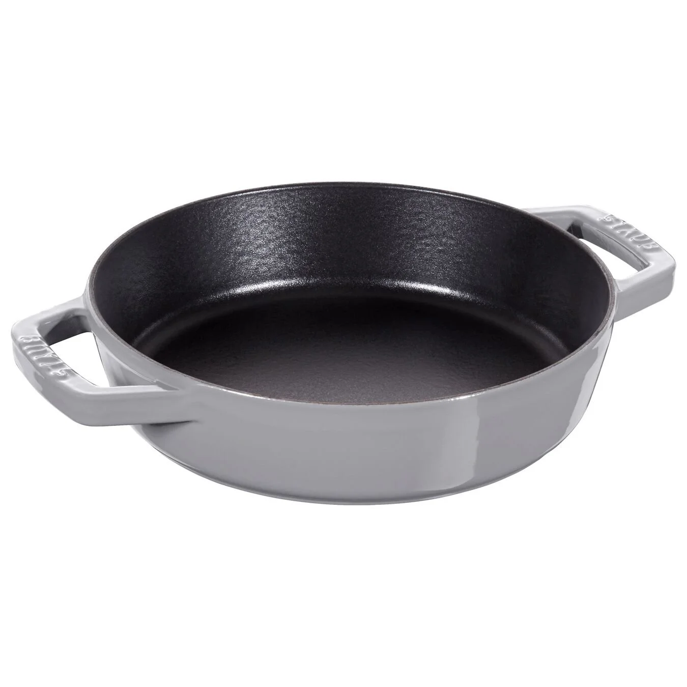 Staub Padella Con 2 Maniglie - 20 Cm, Ghisa, Black Matt 1 Staub Padella Con 2 Maniglie - 20 Cm, Ghisa, Black Matt