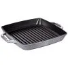 Staub Grill Quadrata - 28 X 28 Cm, Colore Grigio Grafite