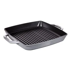 Staub Grill Quadrata - 33 X 33 Cm, Colore Grigio Grafite