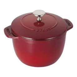 Staub Cocotte Per Riso 16 Cm, Rotondo, Ciliegia, Ghisa