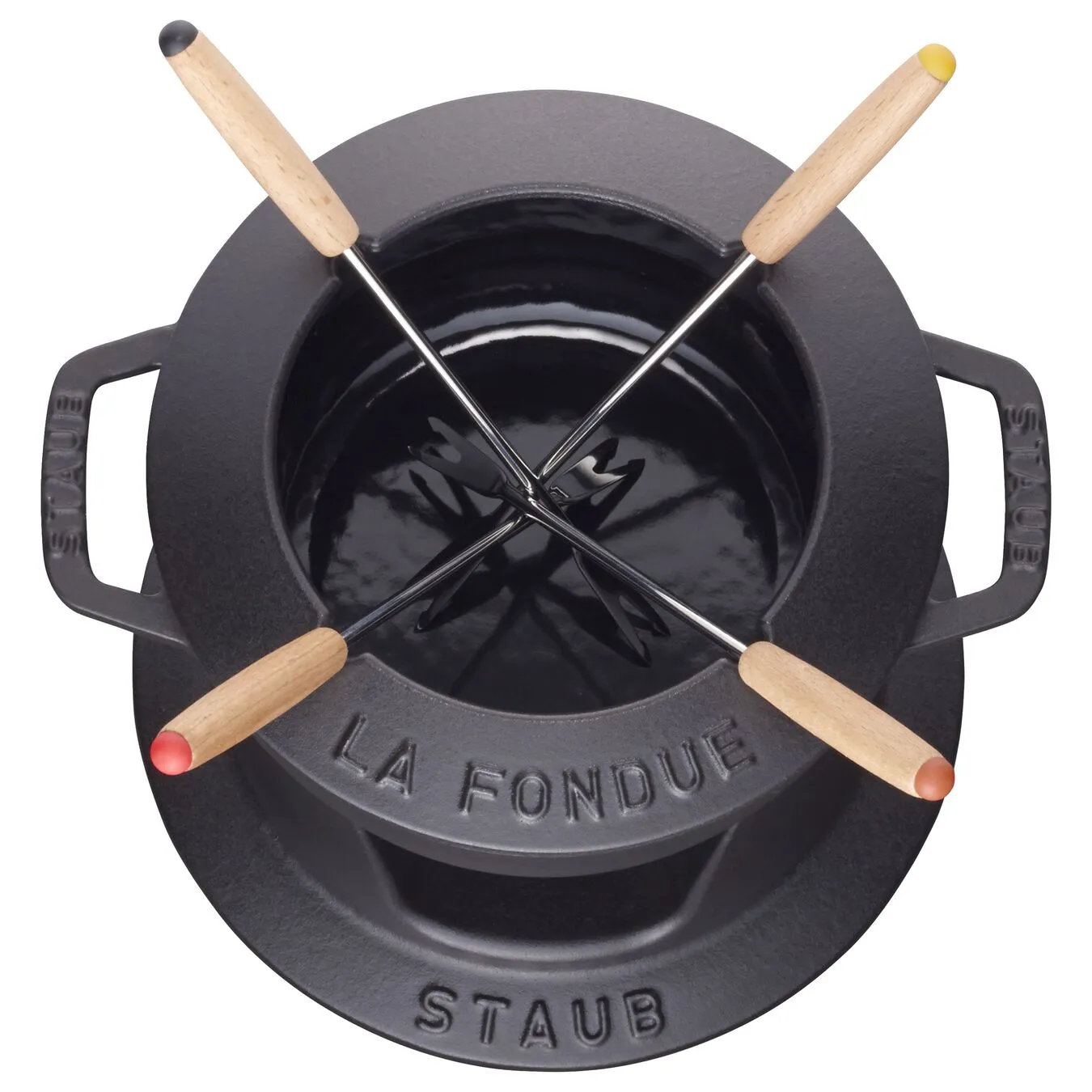 Staub Set Per Fonduta - 8-pz., Ghisa 3 Staub Set Per Fonduta - 8-pz., Ghisa - immagine 3