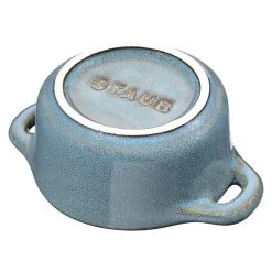 Staub Mini Cocotte Rotonda - 10 Cm, Turchese Antico 9 Staub Mini Cocotte Rotonda - 10 Cm, Turchese Antico -Coltelli 40512 000 0 5