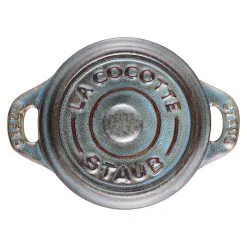 Staub Mini Cocotte Rotonda - 10 Cm, Turchese Antico 8 Staub Mini Cocotte Rotonda - 10 Cm, Turchese Antico -Coltelli 40512 000 0 6