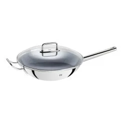 Zwilling Wok - 32 Cm, 18/10 Acciaio Inossidabile, Ceraforce Ultra
