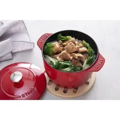 Staub Cocotte Per Riso 16 Cm, Rotondo, Ciliegia, Ghisa -Coltelli 424409817