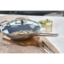 Zwilling Wok - 32 Cm, 18/10 Acciaio Inossidabile, Ceraforce Ultra -Coltelli 424415574