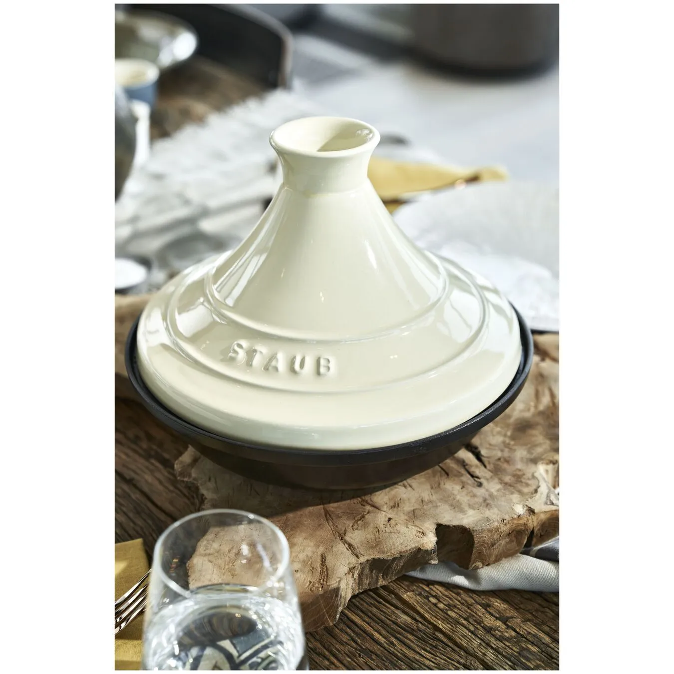 Staub Tajine - 28 Cm, Crema 3 Staub Tajine - 28 Cm, Crema - immagine 3