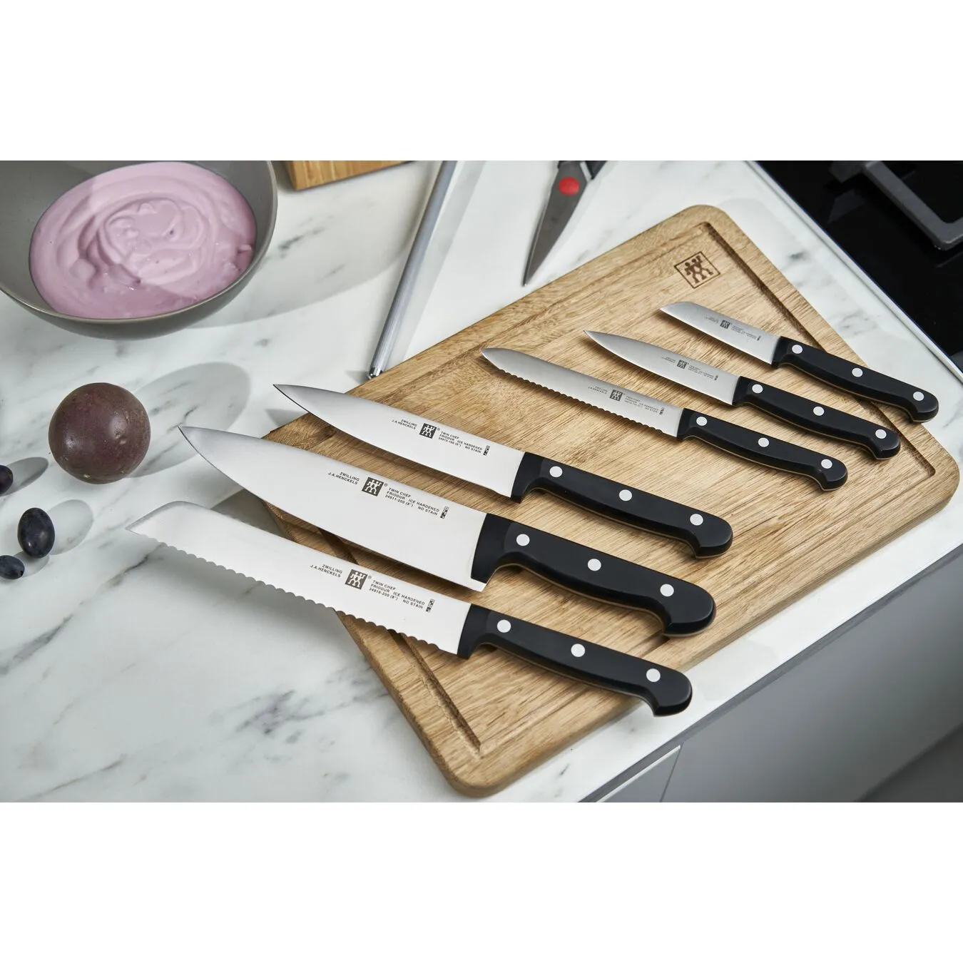 Zwilling Set Di Coltelli Con Ceppo - 9-pz., Antracite 2 Zwilling Set Di Coltelli Con Ceppo - 9-pz., Antracite - immagine 2