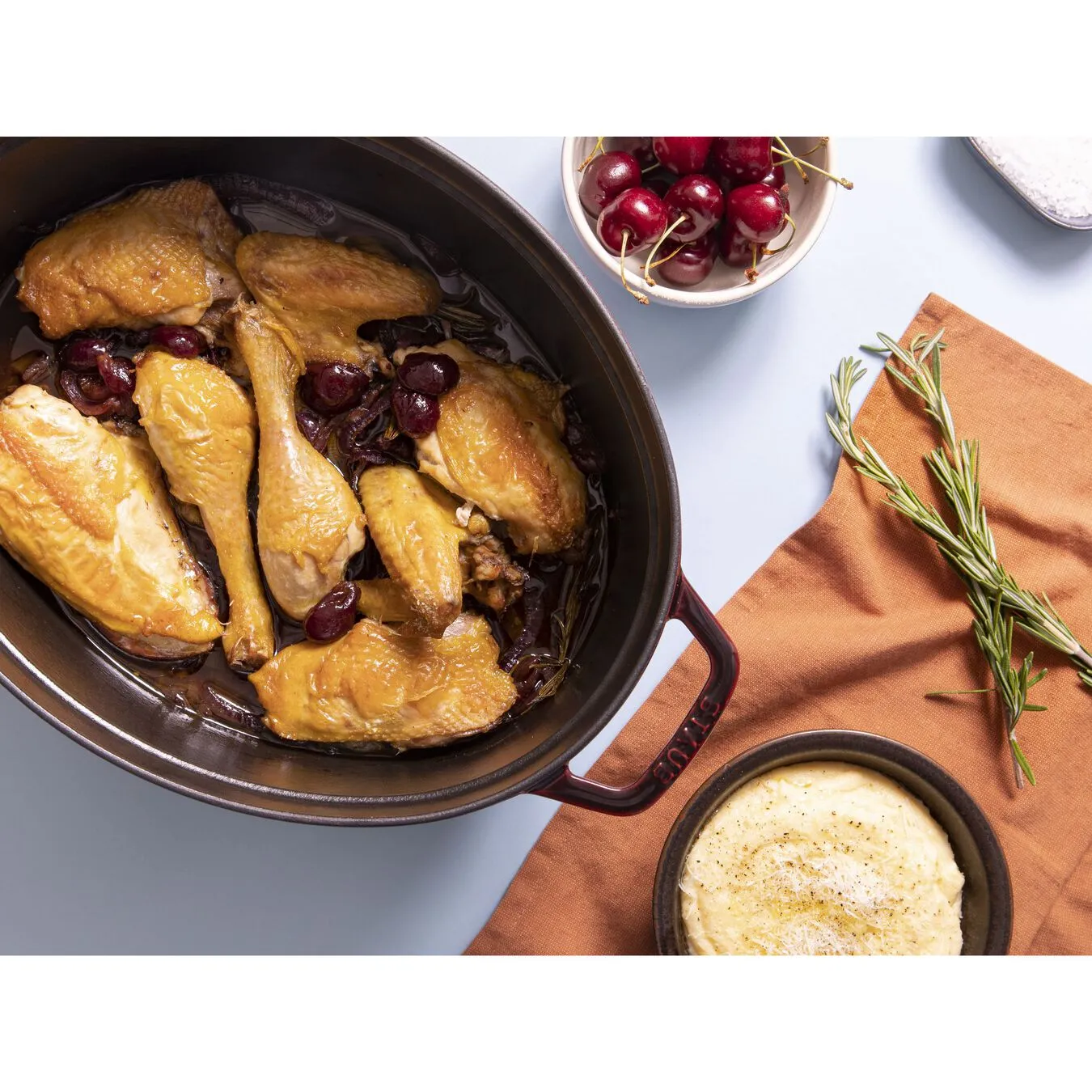 Staub Cocotte Ovale - 33 Cm, Granatina 6 Staub Cocotte Ovale - 33 Cm, Granatina - immagine 6