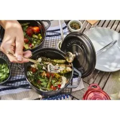 Staub Cocotte Rotonda - 16 Cm, Nera -Coltelli 424422438