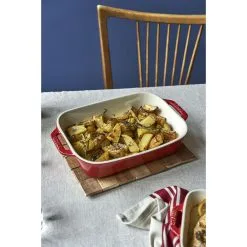 Staub Pirofila Rettangolare - 20 X 16 Cm, Ciliegia -Coltelli 424423026