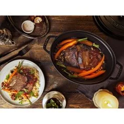 Staub Cocotte Ovale - 33 Cm, Nera 11 Staub Cocotte Ovale - 33 Cm, Nera -Coltelli 424423885