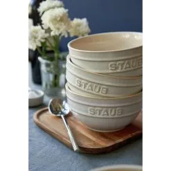 Staub Ciotola Rotonda - 14 Cm, Avorio 8 Staub Ciotola Rotonda - 14 Cm, Avorio -Coltelli 424424398