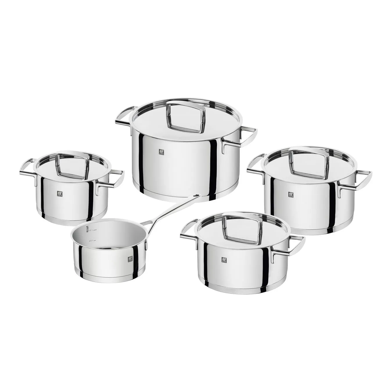 Zwilling Set Di Pentole - 5-pz., 18/10 Acciaio Inossidabile 1 Zwilling Set Di Pentole - 5-pz., 18/10 Acciaio Inossidabile