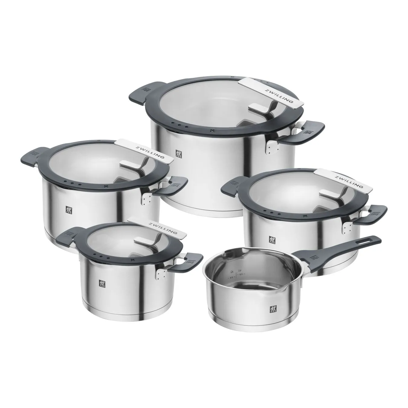 Zwilling Set Di Pentole - 5-pz., Acciaio Inox 1 Zwilling Set Di Pentole - 5-pz., Acciaio Inox