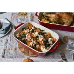 Staub Pirofila Rettangolare - 20 X 16 Cm, Ciliegia -Coltelli 750030756