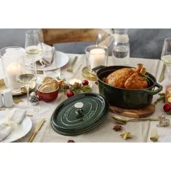 Staub Cocotte Ovale - 31 Cm, Basilico -Coltelli 750032082