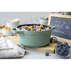 Staub Cocotte Rotonda - 20 Cm, Salvia -Coltelli 750035301