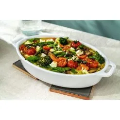 Staub Pirofila Ovale - 23 Cm, Colore Bianco Puro -Coltelli 750038275