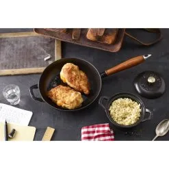 Staub Padella - 24 Cm, Ghisa, Black Matt -Coltelli 750040086