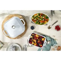Staub Pirofila Ovale - 23 Cm, Colore Bianco Puro -Coltelli 750043460
