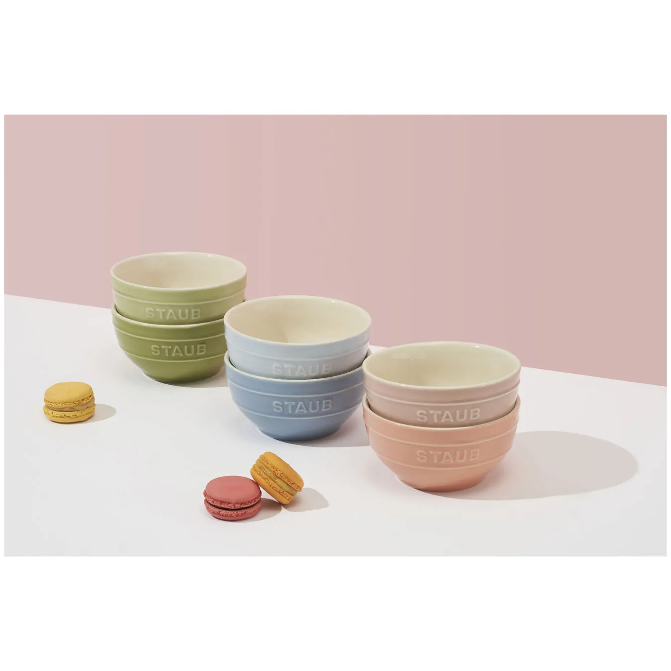 Staub Set Di Ciotole Macaron - 6-pz., Colori Misti 3 Staub Set Di Ciotole Macaron - 6-pz., Colori Misti - immagine 3