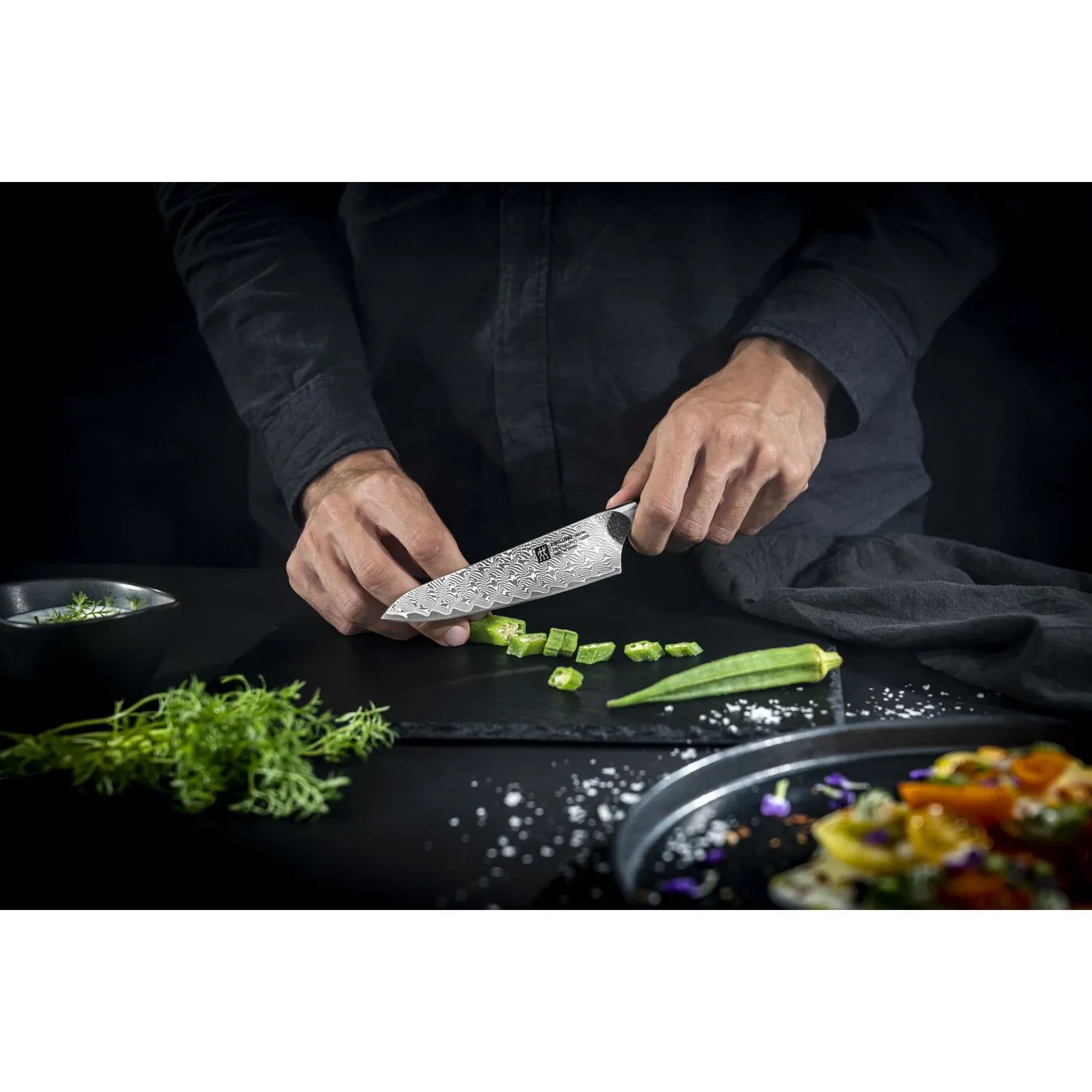 Zwilling Coltello Chef Compact Liscio - 14 Cm, Marrone 4 Zwilling Coltello Chef Compact Liscio - 14 Cm, Marrone - immagine 4