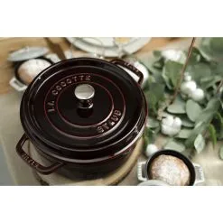 Staub Cocotte Rotonda - 26 Cm, Granatina -Coltelli 750047416