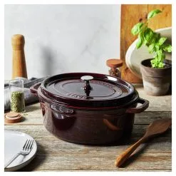 Staub Cocotte Ovale - 31 Cm, Granatina -Coltelli 750058436